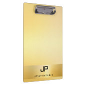 Moderne Monogramm-Vorlage Beruflich Klemmbrett (Rechts)