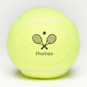 Moderne Monogramme Tennisbälle