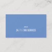 Moderne Monogramme Visitenkarte (Rückseite)