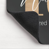 Moderne monogrammierte Anfangsbuchstabe R & Name P Mousepad (Ecke)