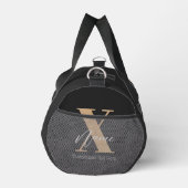 Moderne monogrammierte Anfangsbuchstabe X & Name P Duffle Bag (Rechts)