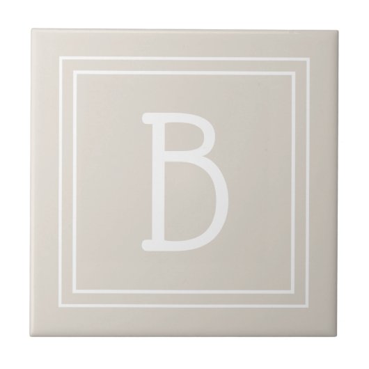 Moderne monogrammierte Anfangsbuchstaben-Vorlage T Fliese (Vorderseite)