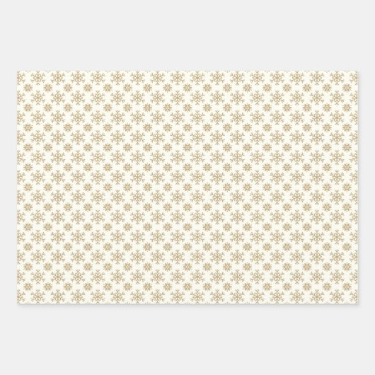 Moderne Monotone Schwarz-weiße Schneeflocke Geschenkpapier Set (Vorderseite 2)