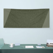 Moderne Moosgrüne Flagge – Anpassbares Design Banner (Messe)
