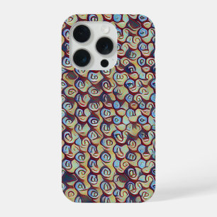 Moderne Mosaik abstrakte geometrische Muster 1290 iPhone 15 Pro Hülle