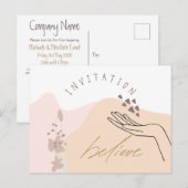 Moderne Motivierend Veranstaltungsfirma Einladungspostkarte (Vorne/Hinten)