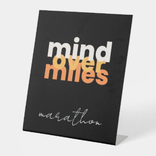 Moderne Motivierende Schwarze Orange Fette Schrift Sockelschild