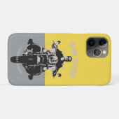 Moderne Motorradfahrer - Kolorblock Kunst Case-Mate iPhone Hülle (Rückseite (Horizontal))