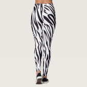 Moderne Mountain-Zebra-Print-Leggings Leggings (Rückseite)