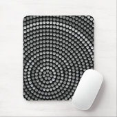 Moderne Mousepad, schwarz, grau, abstrakt Mousepad (Mit Mouse)