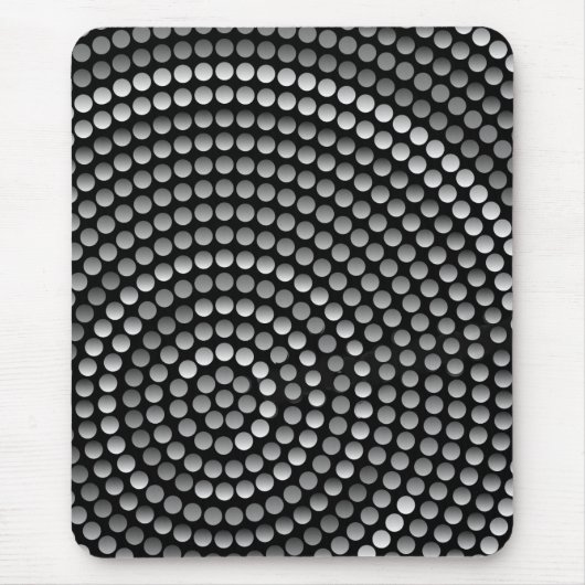 Moderne Mousepad, schwarz, grau, abstrakt Mousepad (Vorne)