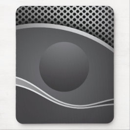 Moderne Mousepad, schwarz, grau, abstrakt Mousepad