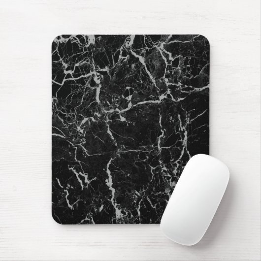 Moderne Mousepad, schwarz, grau, abstrakt Mousepad (Mit Mouse)