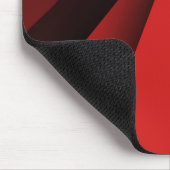 Moderne Mousepad, schwarz, rot, abstrakt, geometri Mousepad (Ecke)