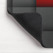 Moderne Mousepad, schwarz, rot, abstrakt, geometri Mousepad (Ecke)
