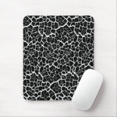 Moderne Mousepad, schwarz, weiß, abstrakt, Wunder Mousepad (Mit Mouse)