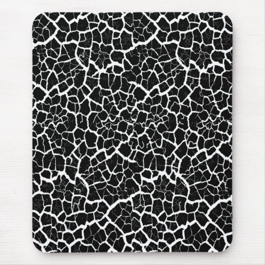 Moderne Mousepad, schwarz, weiß, abstrakt, Wunder Mousepad (Vorne)