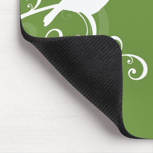 MODERNE MOUSEPAD: Whimsicalbird 2 Mousepad (Ecke)