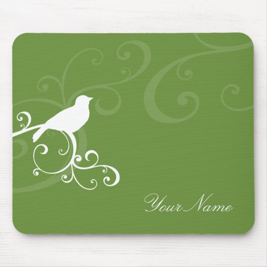 MODERNE MOUSEPAD: Whimsicalbird 2 Mousepad (Vorne)