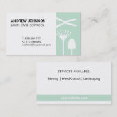 Moderne Moving Tools - Pflegekarte Visitenkarte (Vorne/Hinten)