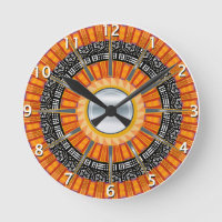 Moderne Mud Cloud Kente Pattern Wand Uhr