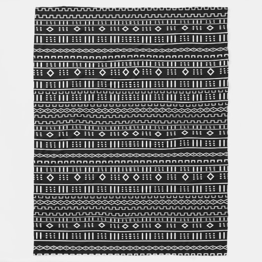 Moderne Mudcloth Decke (Vorderseite)