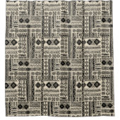 Moderne Mudcloth-Druck Duschvorhang (Vorderseite)