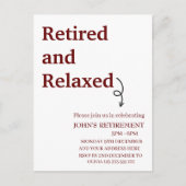 Moderne, müde und entspannte Pension Funny Custom Postkarte (Vorderseite)