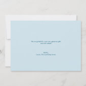 Moderne Multi Baby Fotos Neugeborene Dankeskarte (Rückseite)