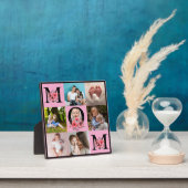 Moderne Multi-Foto Collage MAMA Gift Plaque Fotoplatte (InSitu)