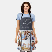 moderne Multi-Foto Collage Papa Script-Schürze Schürze (Getragen)