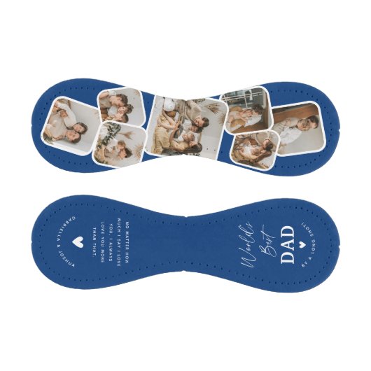 Moderne Multi-Foto Collage Weltbesten Vater Baseball (Paneele)