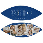 Moderne Multi Foto Grid World ist der beste Vater Football (Paneele)