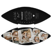 Moderne Multi Foto Grid World ist der beste Vater Football (Paneele)