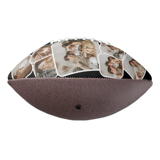 Moderne Multi Foto Grid World ist der beste Vater Football (Gedreht 270)