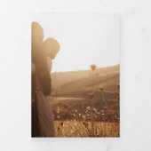 Moderne Multi-Foto-UAWG Dreifach Gefaltete Einladung (Cover)