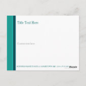 Moderne Multi-Foto-Vorlage Visitenkarte Postkarte (Rückseite)