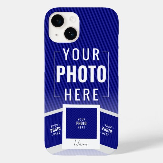 Moderne Multi-Polaroid-Foto Case-Mate iPhone Hülle (Rückseite)