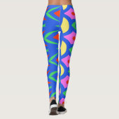 Moderne Multicolor-abstrakte "Ratti_Creative_Arts" Leggings (Rückseite)