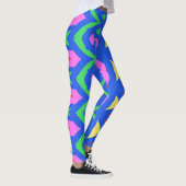 Moderne Multicolor-abstrakte "Ratti_Creative_Arts" Leggings (Rechts)