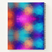 Moderne Multicolor-Wasserfarbe mit Namenskizze Notizblock (Rückseite)
