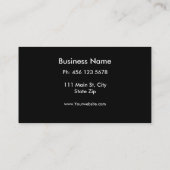 Moderne Multicolor Wasserfarben Blume Cool Abstrak Visitenkarte (Rückseite)