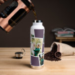 Moderne Multifamilie lila, einfache Foto Trinkflasche<br><div class="desc">Modernes,  stilvolles Mehrfamilienhaus mit Foto. Die lila Farbe kann geändert werden.</div>