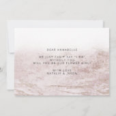 Moderne Murmeltiere in Mauve Flower Girl Vorschlag (Rückseite)