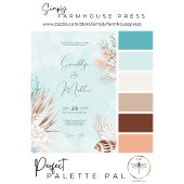 Moderne Muscheln im Aqua-Ozean Einladung