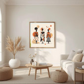 Moderne Muse – Abstrakte feminine Geometrie II Poster