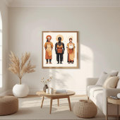 Moderne Muse – Abstrakte feminine Geometrie Poster