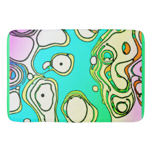 Moderne Muster Art Design Badematte