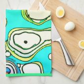 Moderne Muster Art Design Geschirrtuch (Viertel Falte)