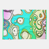 Moderne Muster Art Design Geschirrtuch (Horizontal)